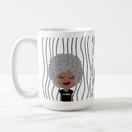 Taza De Café Una Maravillosa Mujer Tiró Mug. ¡Elige Tu Mirada!