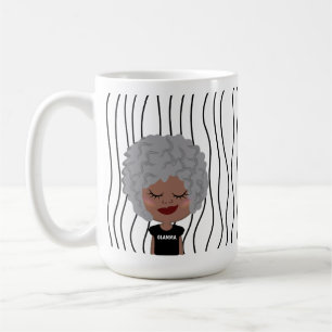 Taza De Café Una Maravillosa Mujer Tiró Mug. ¡Elige Tu Mirada!