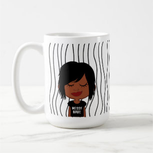 Taza De Café Una Maravillosa Mujer Tiró Mug. ¡Elige Tu Mirada!