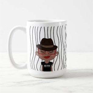 Taza De Café Una Maravillosa Mujer Tiró Mug. ¡Elige Tu Mirada!
