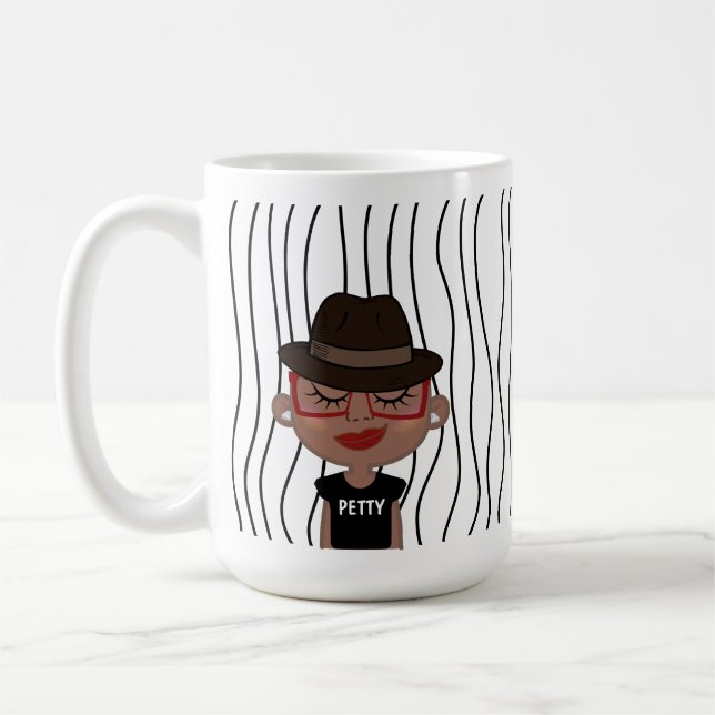 Taza De Café Una Maravillosa Mujer Tiró Mug. ¡Elige Tu Mirada! (Izquierda)