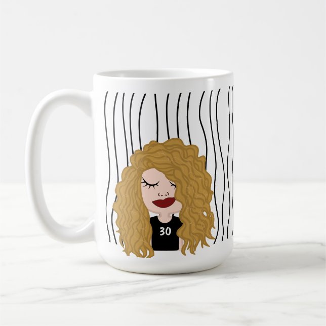Taza De Café Una Maravillosa Mujer Tiró Mug. Elija su aspecto (Izquierda)