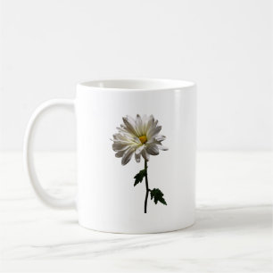 Taza De Café Una margarita blanca
