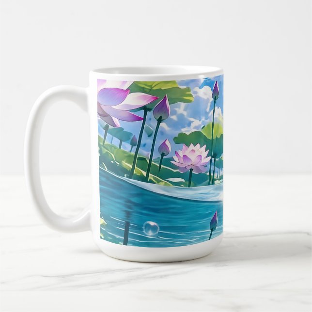 Taza De Café Una Melodía Refrescante 034 (Izquierda)