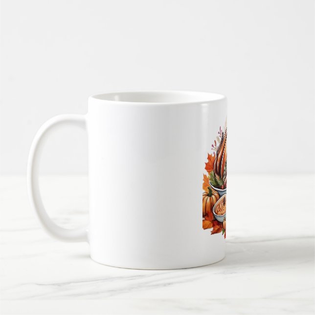Taza De Café Una mesa llena de gratitud: camiseta clásica (Izquierda)