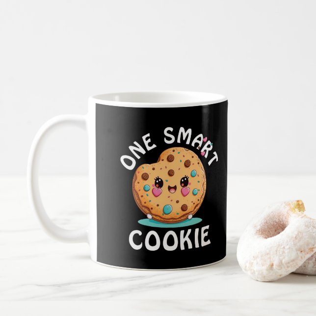 Taza De Café Una mugre inteligente (Con donut)