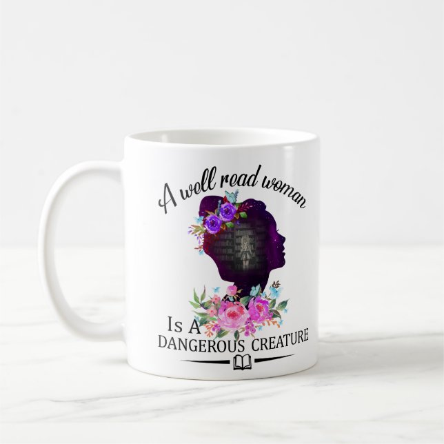 Taza De Café Una mujer bien leída es una bruma peligrosa (Izquierda)