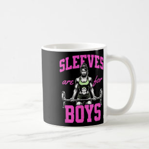 Taza De Café Una mujer divertida en la construcción de un cuerp
