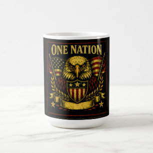 Taza De Café Una Nación - Orgullo de la Unidad Americana