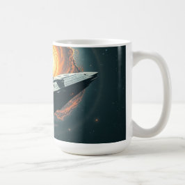 Taza De Café Una nave estrella perdida en un vacío