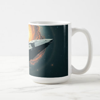 Taza De Café Una nave estrella perdida en un vacío