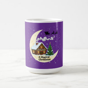 Taza De Café Una Navidad Mágica Trineo Caprichoso de Santa