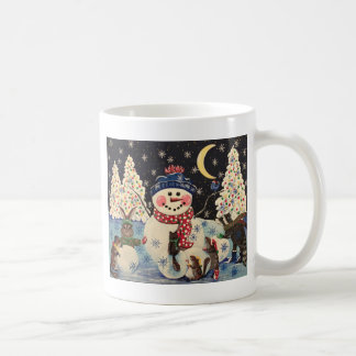 Taza De Café "Una noche mágica en la nieve"