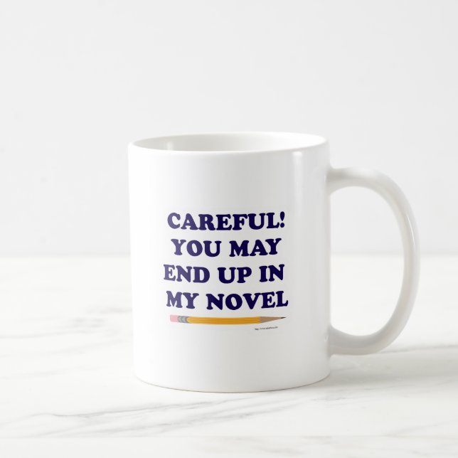 Taza De Café Una novela divertida y cuidadosa dice (Derecha)