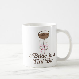 Taza De Café Una Novia En Un Lindo Lazo De Cola Coqueta Despedi