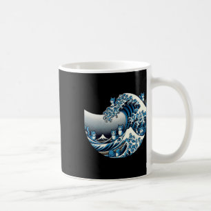 Taza De Café Una Ola De Gatos Azules Para Kamala Divertida