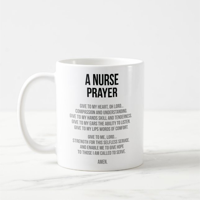 Taza De Café Una oración de enfermeras (Izquierda)