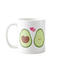 Una pareja de aguacate lindo enamorada, la otra mi