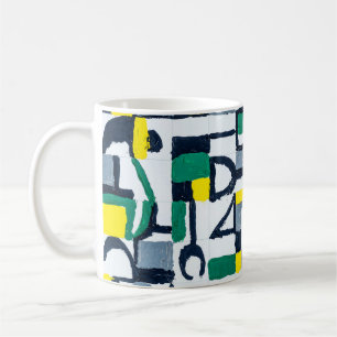 Taza De Café Una Pintura De Cuchillo De Paleta; Pintura de cuad