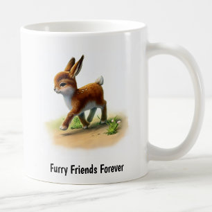 Taza De Café Una pintura digital de un cutáneo antílope