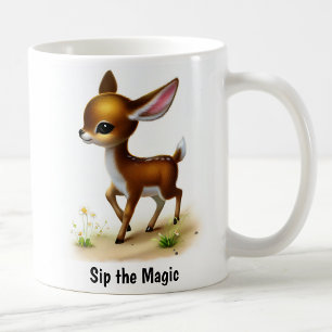 Taza De Café Una pintura digital de un impala lindo