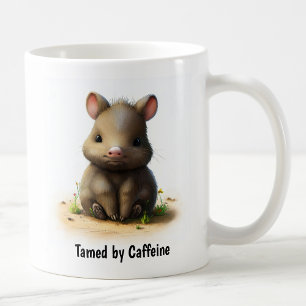 Taza De Café Una pintura digital de una guapa javelina
