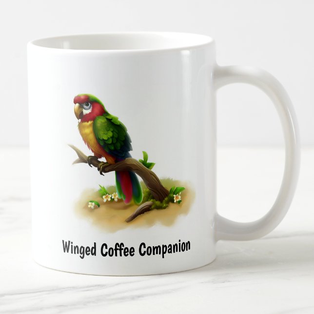 Taza De Café Una pintura digital de una mueca militar (Subido por el creador)