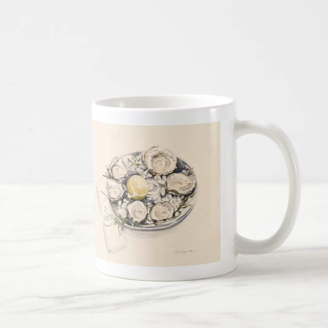 Taza De Café Una placa de las ostras 2012 (Derecha)