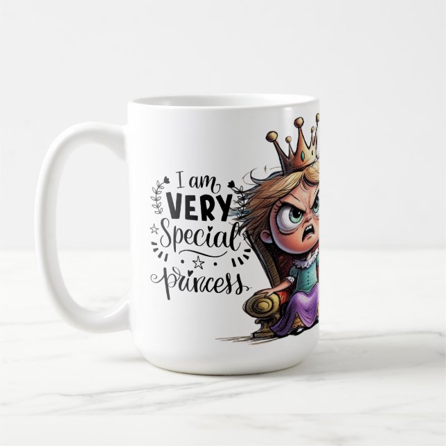 Taza De Café ¡Una princesa que sabe brillar! (Izquierda)