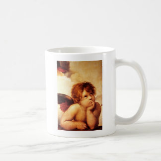 Taza De Café Una querube, detalle del Sistine Madonna - Raphael