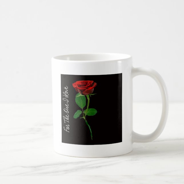 Taza De Café Una rosa roja - a la que amo (Derecha)