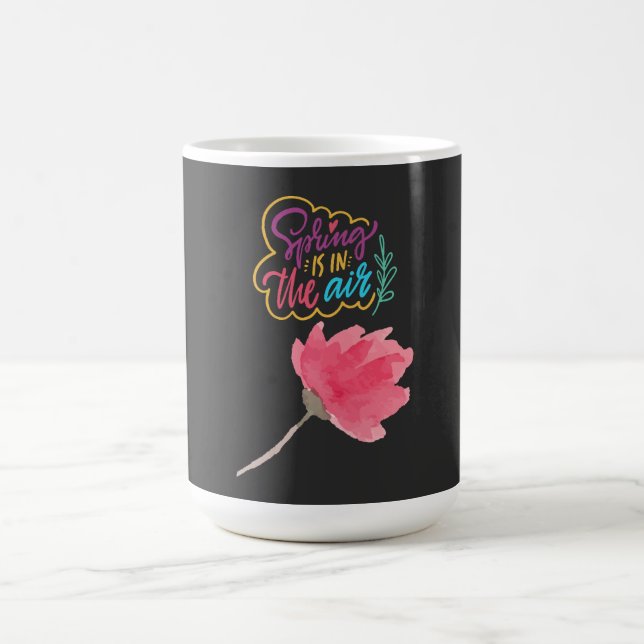 Taza De Café Una serie visual de primavera (Centro)