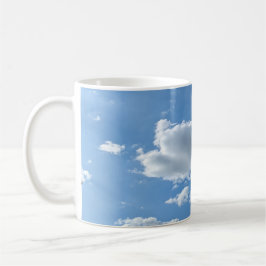 Taza De Café Una simple nube blanca