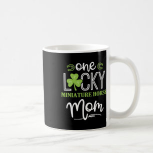 Taza De Café Una suertuda madre de caballo en miniatura