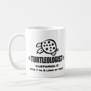 Taza De Café Una tortuga Personalizado divertida