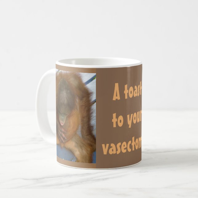 Taza De Café Una tostada a su vasectomía (Anverso izquierdo)