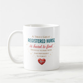 Taza De Café Una Verdaderamente Gran Enfermera Registrada Perso