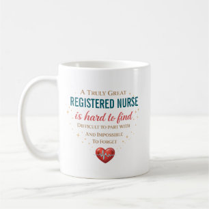 Taza De Café Una Verdaderamente Gran Enfermera Registrada Perso