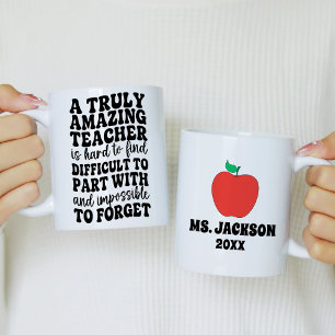 Taza De Café Una Verdaderamente Increíble Maestra es Difícil de