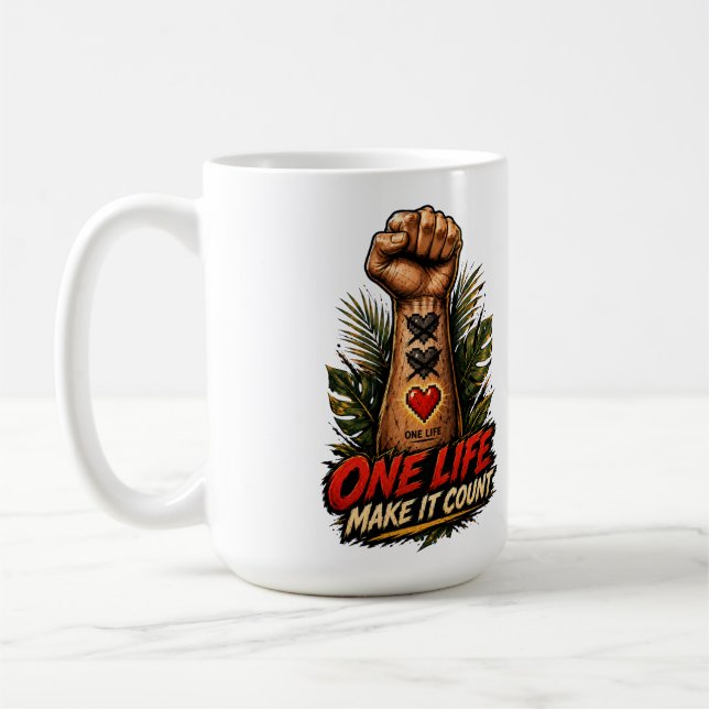 Taza De Café Una Vida  (Izquierda)