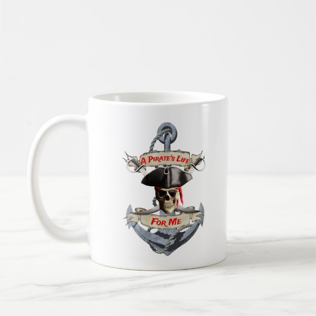 Taza De Café Una vida pirata para mí (Izquierda)