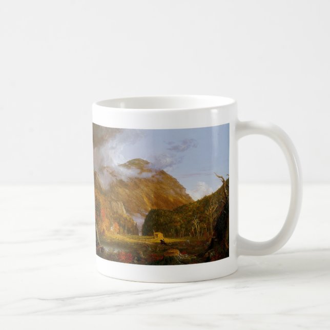 Taza De Café Una vista del paso de montaña (Derecha)