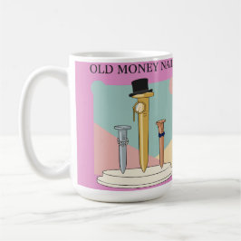 Taza De Café Uñas de Dinero Antiguo