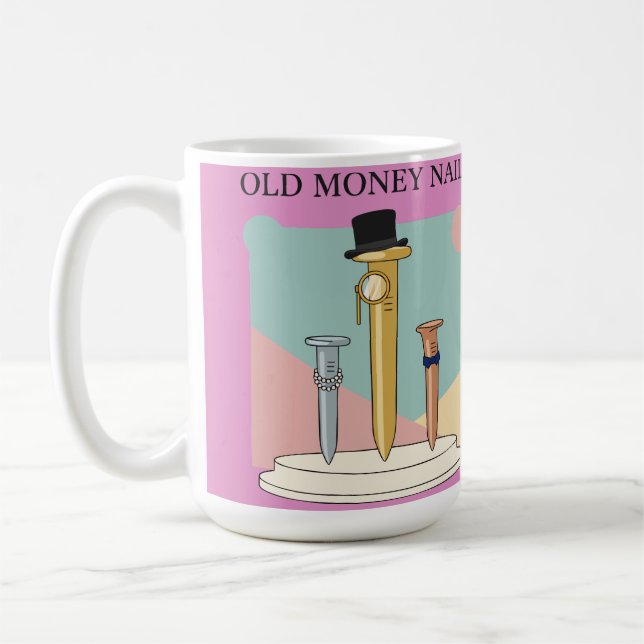 Taza De Café Uñas de Dinero Antiguo (Izquierda)