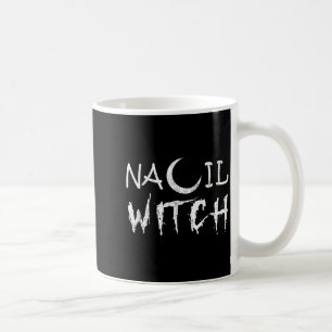 Taza De Café Uñas Vintage Bruja Estilista de Uñas de Halloween