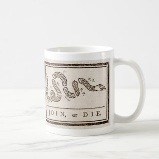 Taza De Café Únase a, o muera bandera