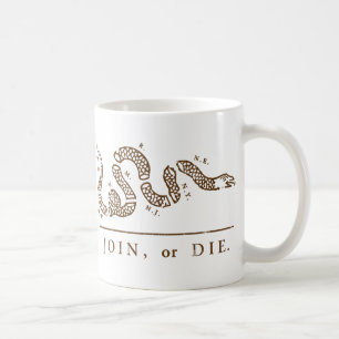Taza De Café Únase a o muera - libertario