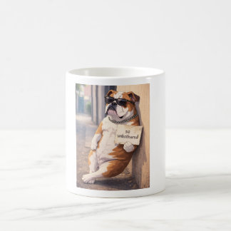 Taza De Café Unbothered Dog Mug | Funny Attitude Coffee Cup