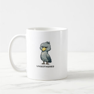 Taza De Café Unbothered Shoebill Bird Minimalist Funny Design