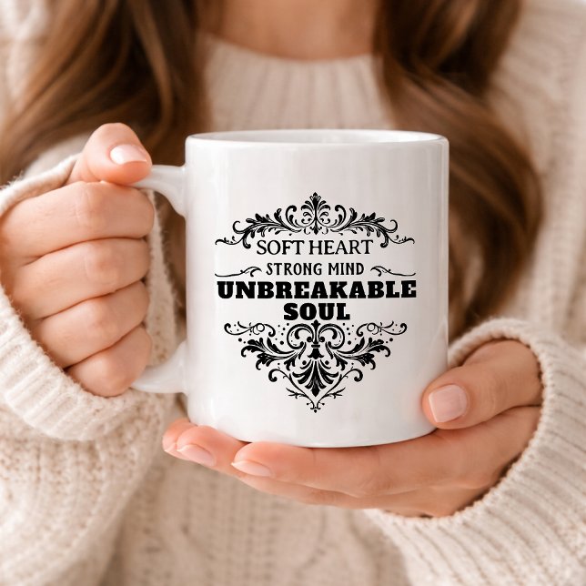 Taza De Café Unbreakable Soul Inspirational Women Vintage (Subido por el creador)